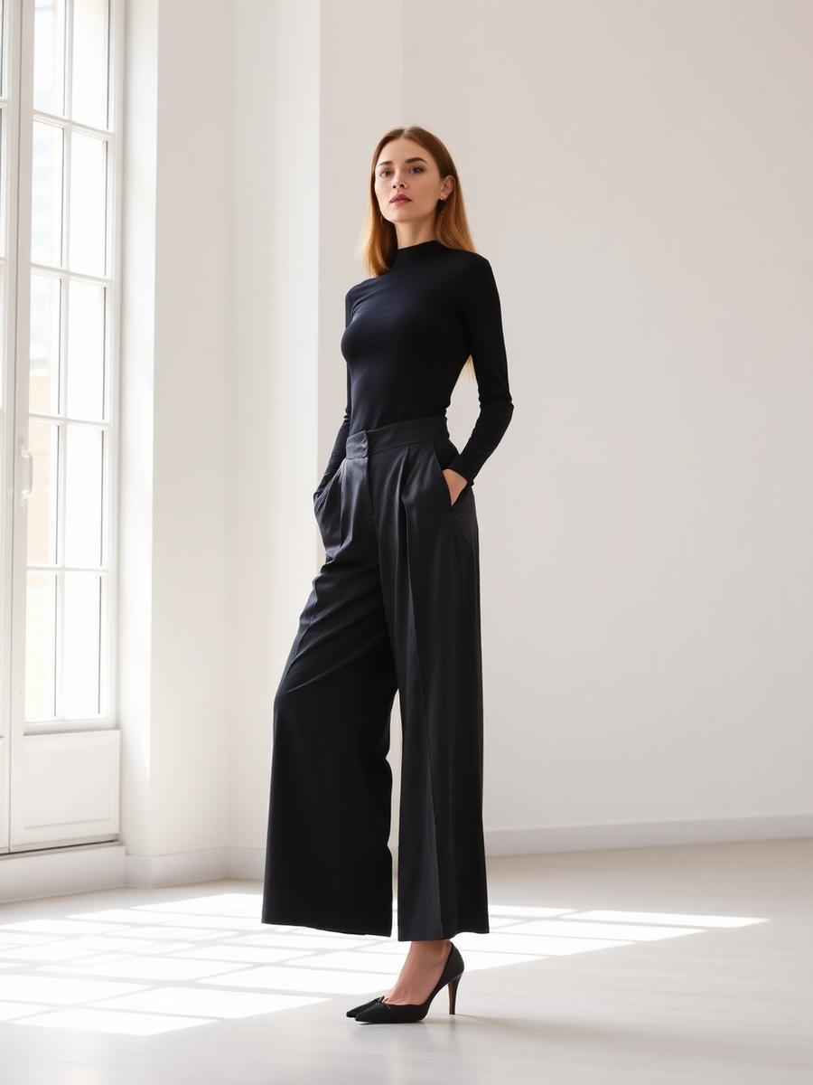 Calça Alfaiataria Wide Leg Luma